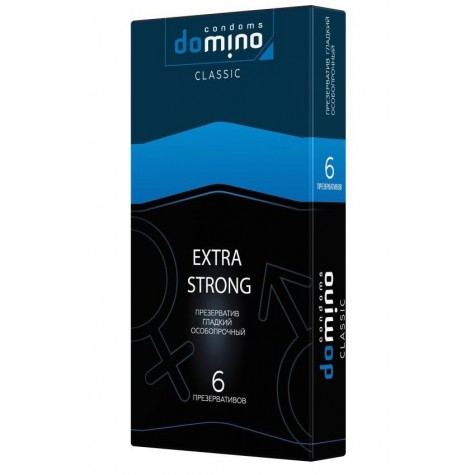 Суперпрочные презервативы DOMINO Classic Extra Strong - 6 шт.