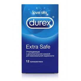 Утолщённые презервативы Durex Extra Safe - 12 шт.